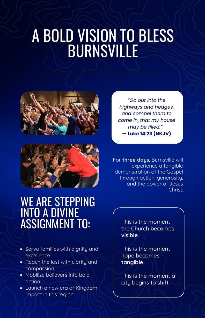 Bless Burnsville brochure page 3 of 12